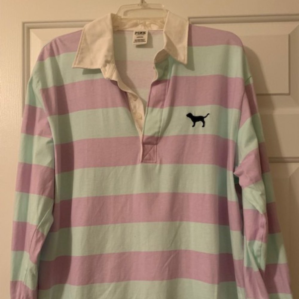 Pink Rugby Shirt (Wore Once)